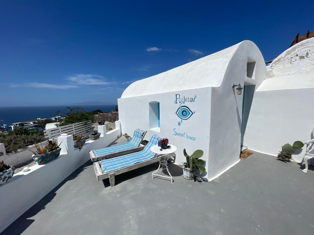 Villa Oia Sunset House Pothitou Exterior foto
