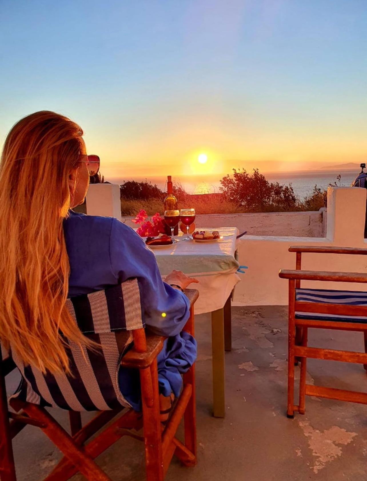 Villa Oia Sunset House Pothitou Exterior foto